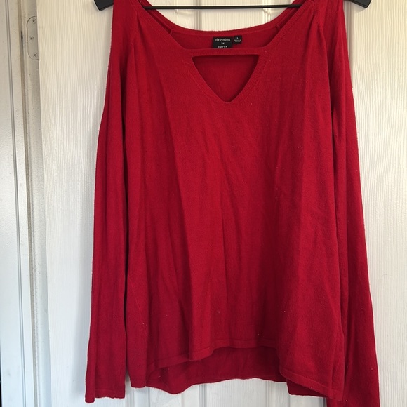 Nordstrom Rack red sweater size large - Picture 2 of 3